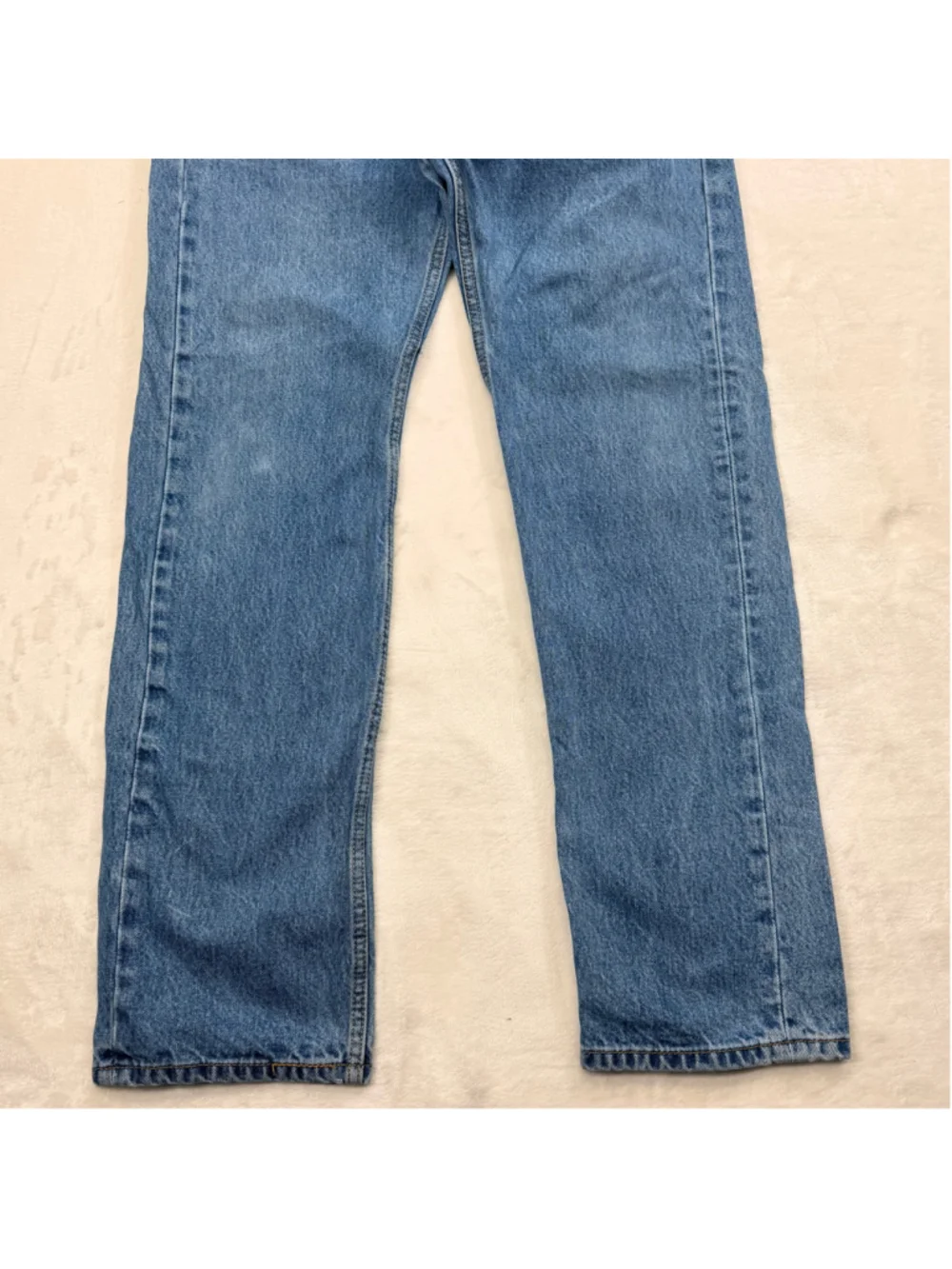 Men's Levi's 505 33x32 Regular Fit Straight Leg Jeans Blue